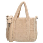 Beagles Fluffy Teddy Handtas/Schoudertas Lugo Cream