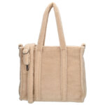 Beagles Fluffy Teddy Handtas/Schoudertas Lugo Cream