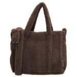 Beagles Fluffy Teddy Handtas/Schoudertas Lugo Donker Bruin