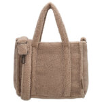 Beagles Fluffy Teddy Handtas/Schoudertas Lugo Taupe