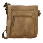 Beagles Leather Schoudertas Maspalomas Taupe