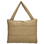 Beagles Puffer Mom Bag Calvia Taupe