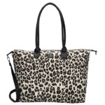 Charm London Handtas / Schoudertas Buckingham 15'' Leopard Beige