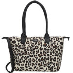 Charm London Handtas / Schoudertas Buckingham Leopard Beige