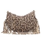 Charm London Suède Schoudertasje Elisa Luipaard