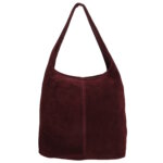 Charm London Suède Shopper Elisa Bordeaux