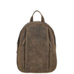 Enrico Benetti Leren Rugzak Genua Bruin