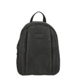 Enrico Benetti Leren Rugzak Genua Zwart