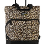 Punta Wheel Trolley Shopper Leopard