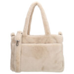 Beagles Faux Fur Handtas/Schoudertas Barakaldo Cream