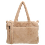 Beagles Faux Fur Handtas/Schoudertas Barakaldo Zand