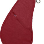 Healthy Back Bag Textured Nylon Baglett Garnet