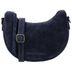 Hide & Stitches Suède Moon Bag Schoudertas Brazos Navy