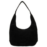 Hide & Stitches Suède Shopper/Buideltas Brazos Zwart