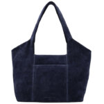 Hide & Stitches Suède Shopper/Handtas Brazos Navy