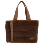 Zebra Trends Bont Shopper/Schoudertas Emma Mid Bruin