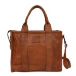 Bear Design Tote Bag Handtas / Schoudertas Pepe Cognac