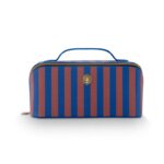Pip Studio Toilettas Cyrille Cosmetic Bag Medium Stripe Blue