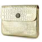 Bear Design Etui Portemonnee Pietje Champagne Croco