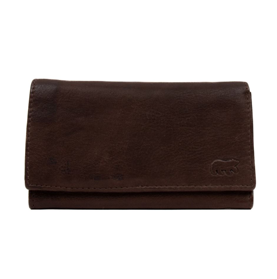 Bear Design Portemonnee met Overslag L Sweety Bruin