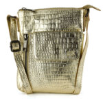 Bear Design Schoudertasje Rija Champagne Croco