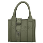 Charm London Handtas/Schoudertas Bond Natuur Groen