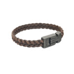 JOSH Heren Leren Armband Bruin | 24831