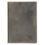 Leather Design Paspoort Etui Groen