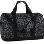 Punta Reistas/Weekendtas Leopard Grijs/Zwart
