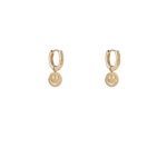 Day&Eve Creolen Smiley Hoop | Goud