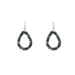 Day&Eve Hang Oorbellen Drop Dangle Blue Mix | Goud