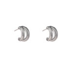 Day&Eve Oorringen Double Rings | Zilver