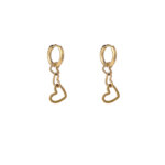 Day&Eve Oorringen Small Hearts Hoop | Goud