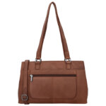 Beagles Leather Handtas/Schoudertas Benidorm Cognac