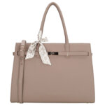 Charm London Laptoptas 15.6'' The Hamptons Licht Taupe