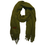 Figuretta Alpaca Langwerpige Sjaal Olijf