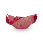 Pip Studio Freya Half Moon Crossbody Bag Jabali Red