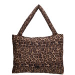 Beagles Puffer Mom Bag Calvia Luipaard Beige