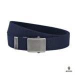 Boodz Canvas Elastische Riem Blauw
