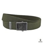 Boodz Canvas Elastische Riem Groen