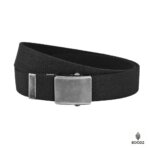 Boodz Canvas Elastische Riem Zwart