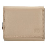 Double-D Overslag Portemonnee S RFID Licht Taupe