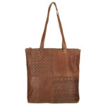 Enrico Benetti Leren Shopper Sicily Cognac