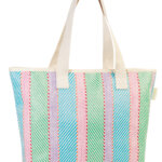 Fabrizio Strandtas Gestreept Meerkleurig