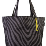 Fabrizio Strandtas Zebra Zwart-Grijs