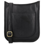 Hide & Stitches Crossbody Schoudertas Jura Zwart
