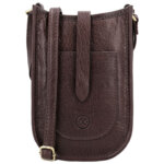 Hide & Stitches Telefoontasje Jura Donker Bruin