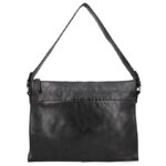 Vilenca Leren Handtas /Schoudertas Noëlle Zwart