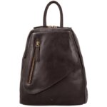 Vilenca Leren Rugzak Bruin