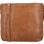 Vilenca Leren Schoudertas Cognac